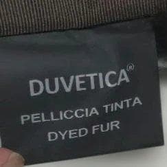 現行 極美品 デュベティカ ADHARADUE フォックスファー ダウン 40