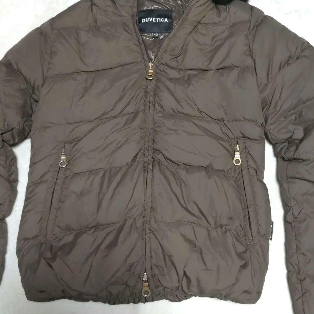 現行 極美品 デュベティカ ADHARADUE フォックスファー ダウン 40