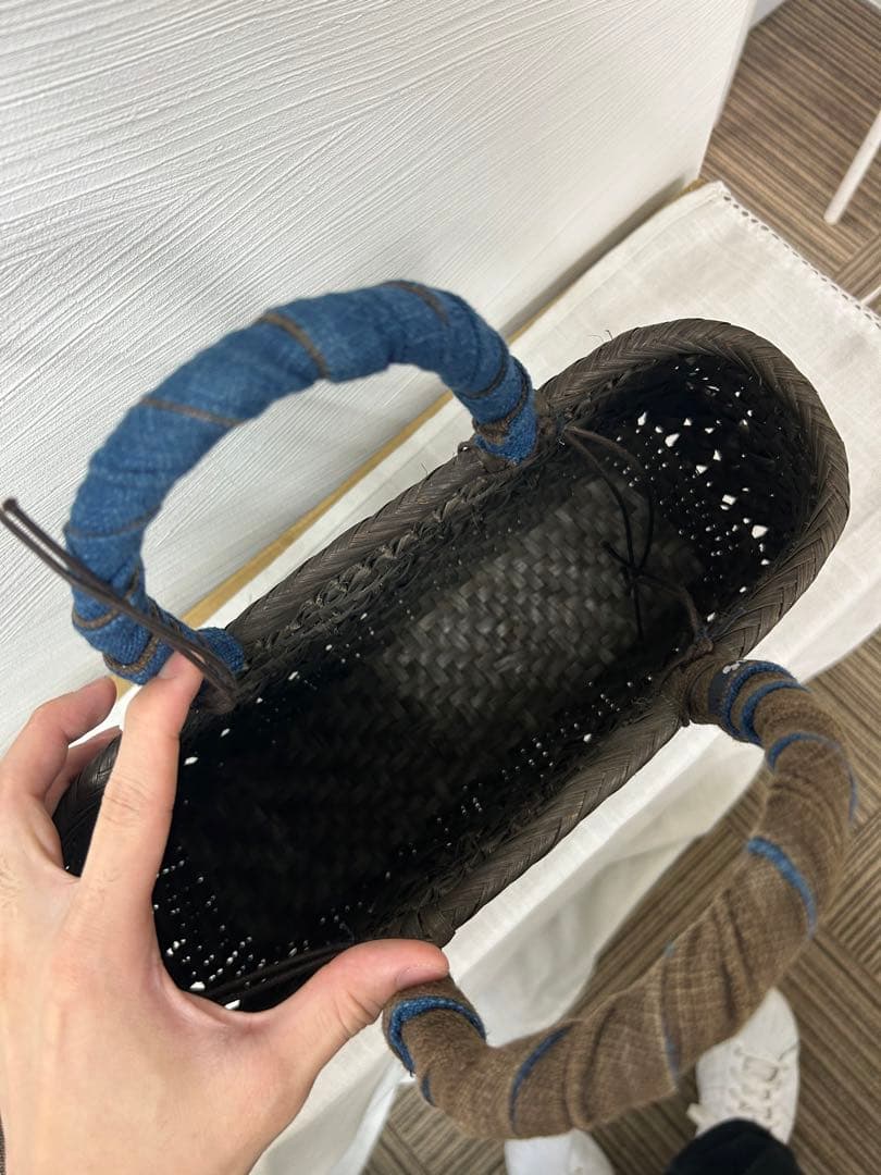 ST-130 山葡萄　ツル　かごバッグ　山ブドウ　蔦