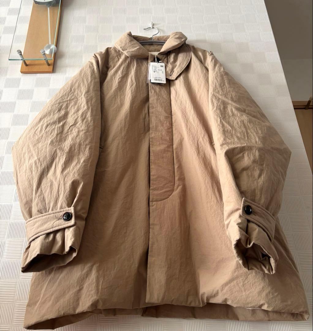 新品タグ付　かぐれ　コットンダウンジャケット　ベージュ　今季完売品　再お値下げ