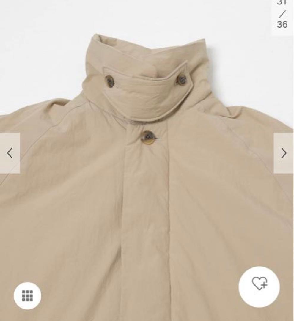 新品タグ付　かぐれ　コットンダウンジャケット　ベージュ　今季完売品　再お値下げ