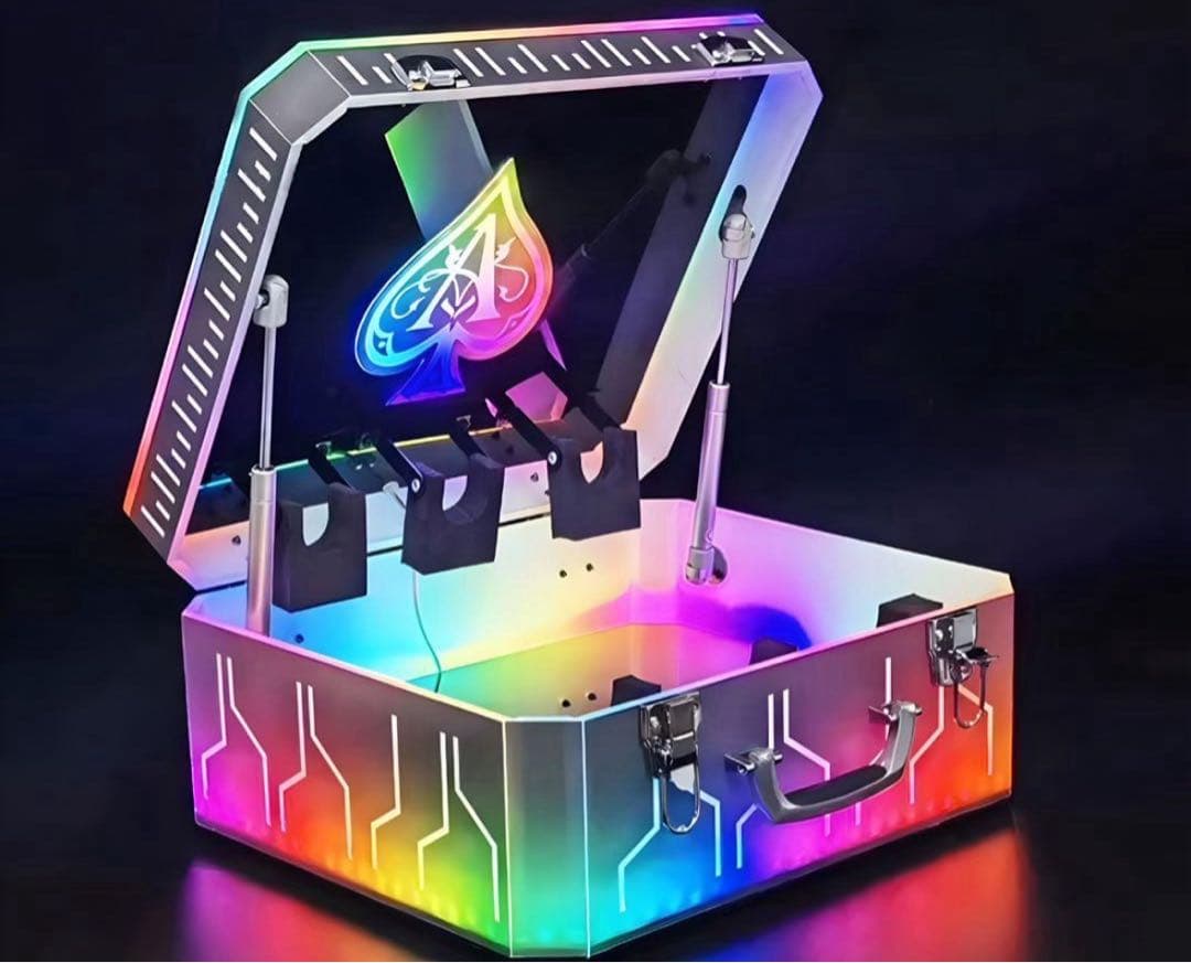 アルマンドアタッシュケース　シャンパン LED 3本収納可能 キャバクラ　クラブ