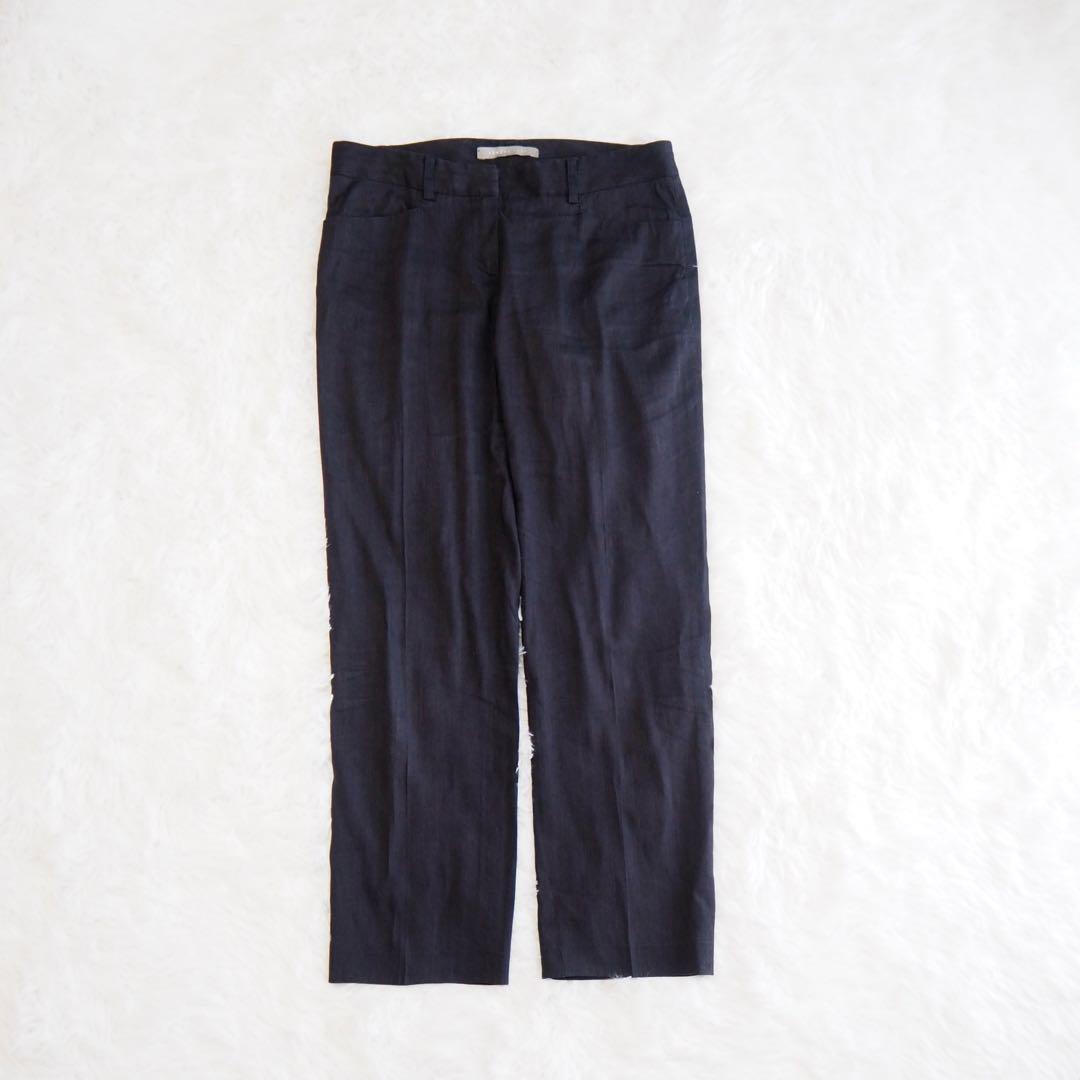 セオリーリュクス リネン混 パンツスーツセットアップ 40 L