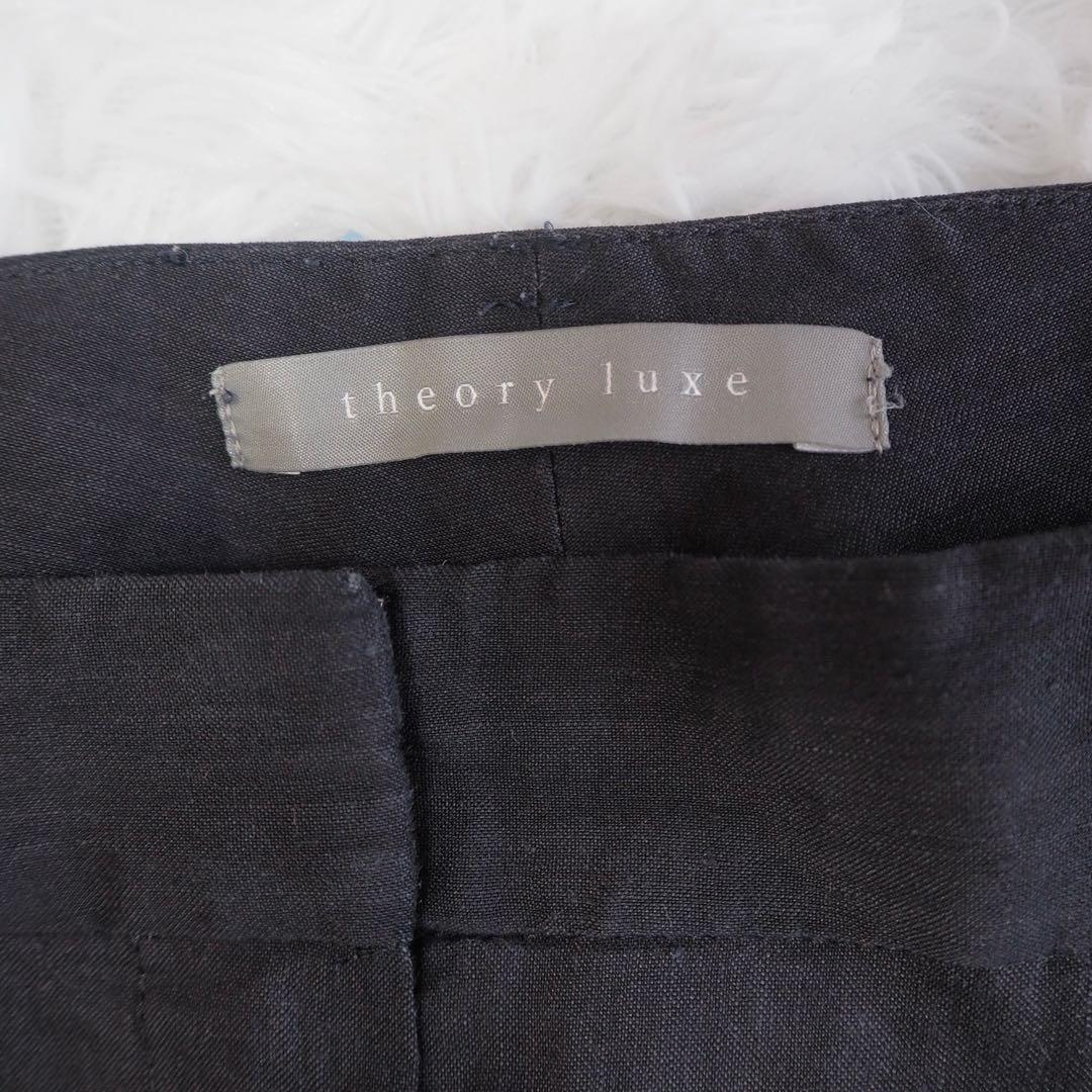 セオリーリュクス リネン混 パンツスーツセットアップ 40 L