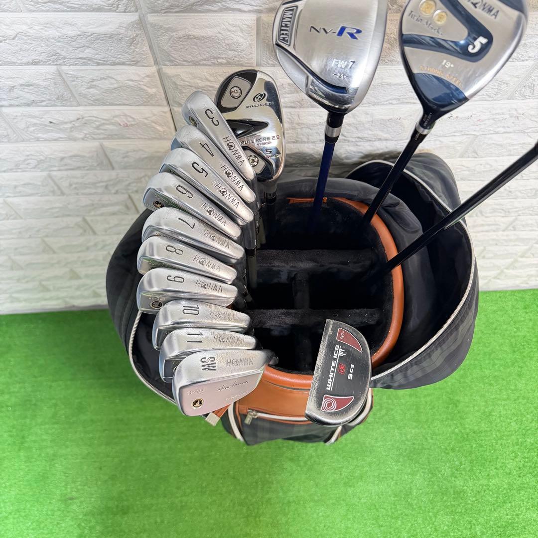 ゴルフセット　豪華　HONMA メンズ　ラウンド仕様　飛距離抜群　CL-708