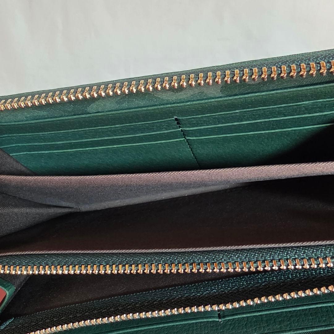 PORTER　Wonder　ワンダー　グリーン　L字ファスナー　スリム長財布