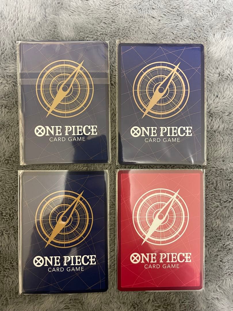 ワンピースカードゲーム　モンキー・D・ルフィ4種