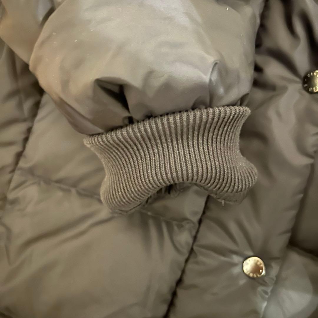 【超美品】23区　洗える/撥水加工　シレータフタ ミドル丈 ダウンコートネイビー