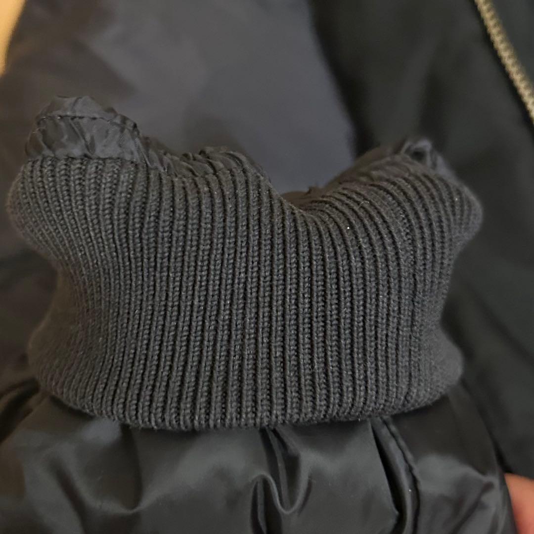 【超美品】23区　洗える/撥水加工　シレータフタ ミドル丈 ダウンコートネイビー