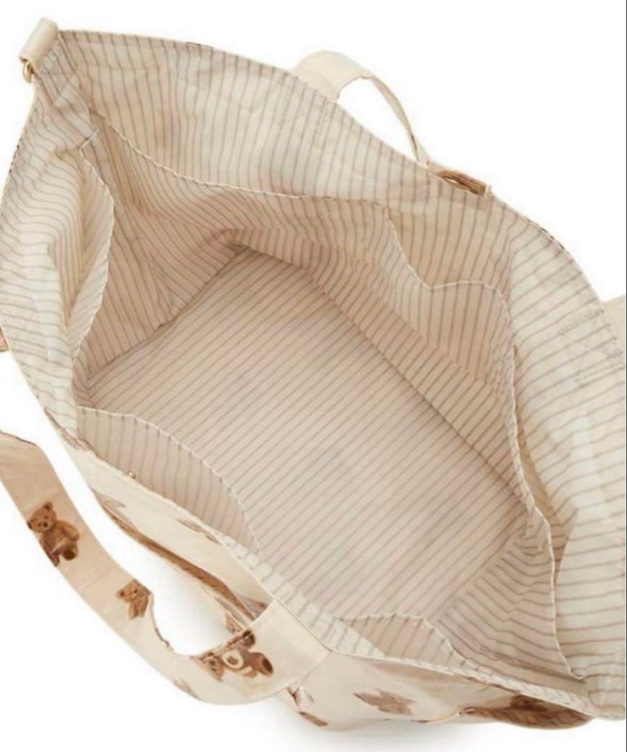 ジェラピケ マザーズバッグ ベア柄