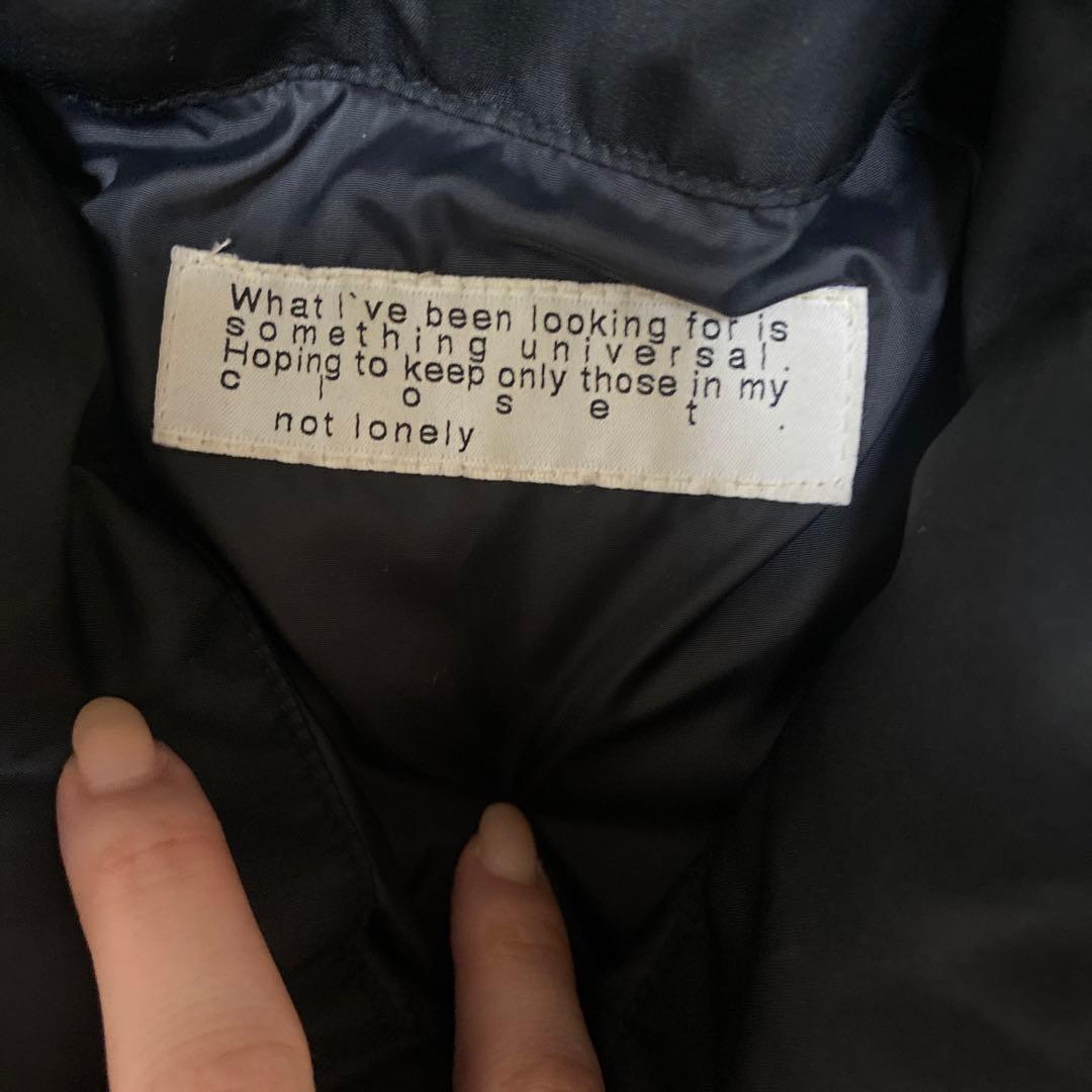 not lonely 完売ダウン　ブラック