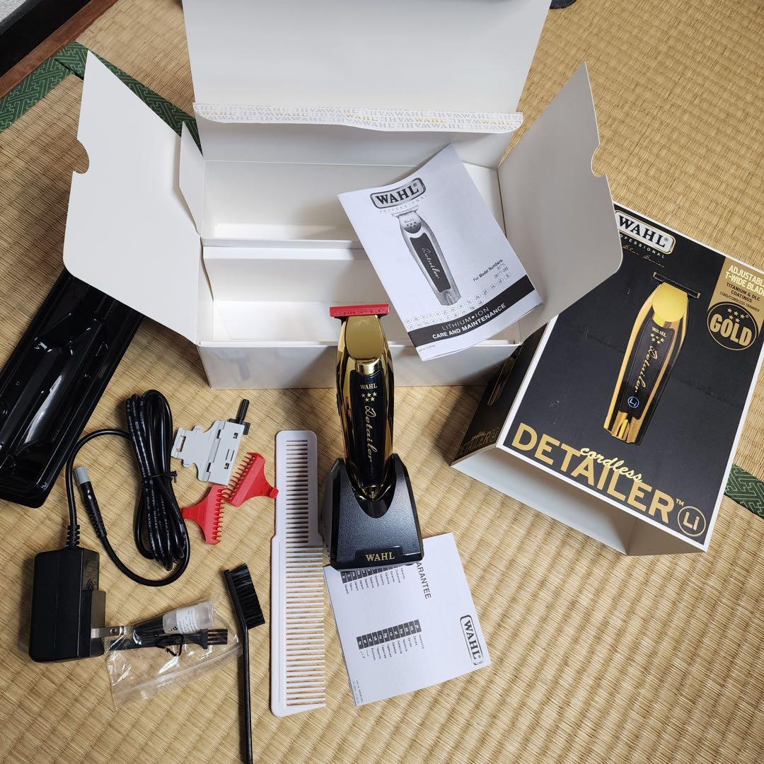 WAHL Cordless Detailer Li ゴールドコードレスバリカン