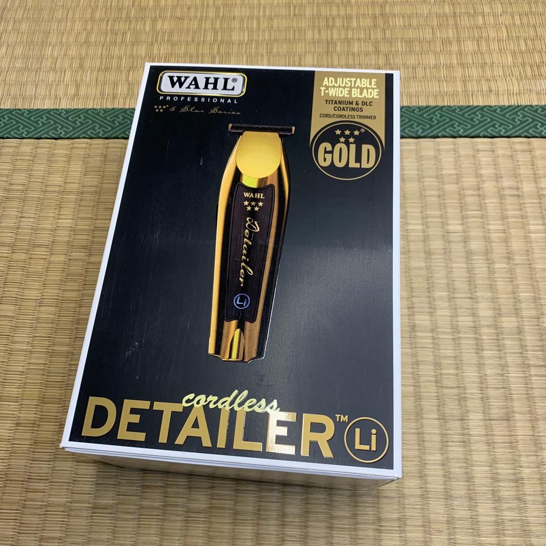 WAHL Cordless Detailer Li ゴールドコードレスバリカン