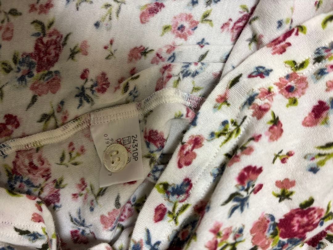 Tunic 花柄 コットン パジャマ2枚