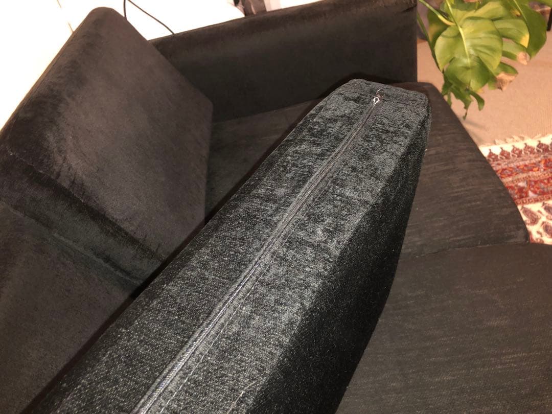 acme furniture JETTY 3P ソファ　ブラック アクメ