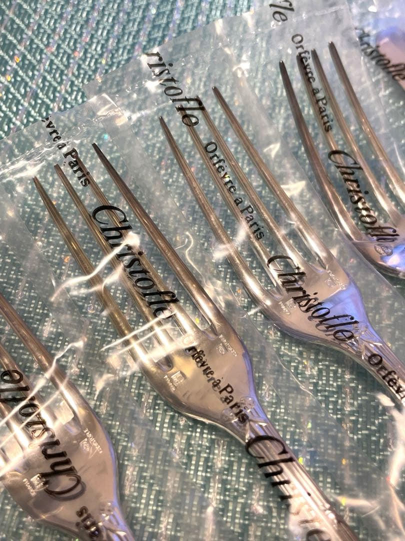 Christofle クリストフル リュバン フォーク&ナイフ 未使用・廃盤品