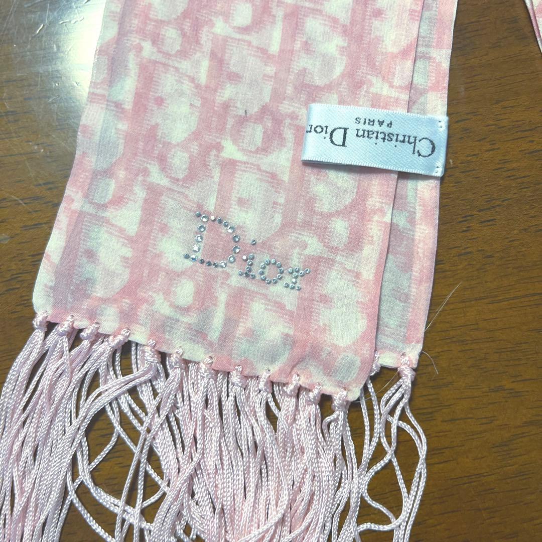 未使用　クリスチャンディオール トロッター柄　ストール