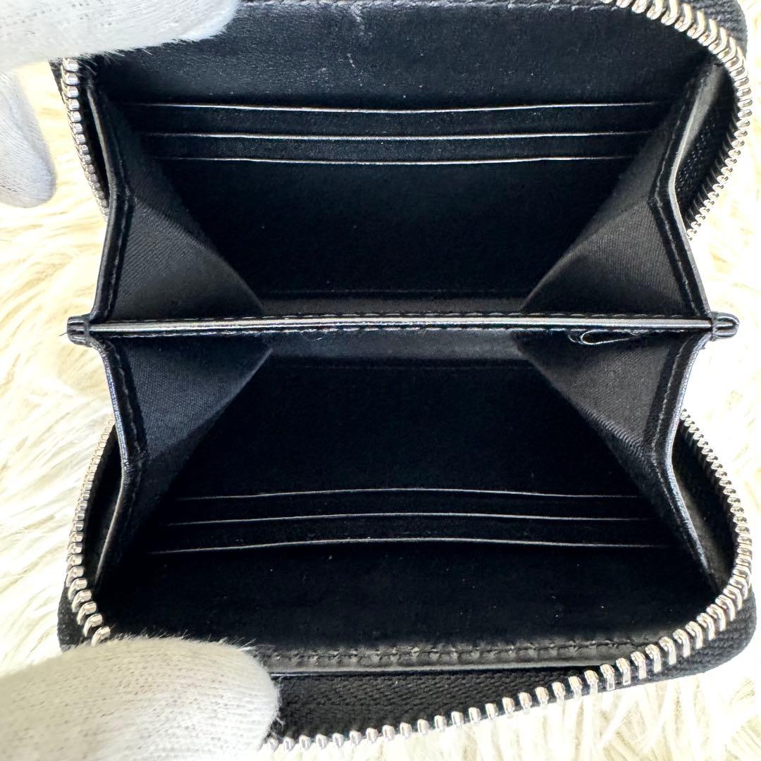 ペッレモルビダ ケース バルカ ラウンドファスナー レザー 黒