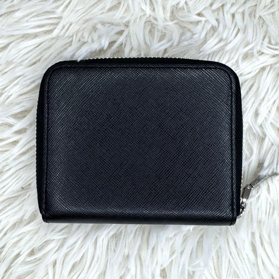 ペッレモルビダ ケース バルカ ラウンドファスナー レザー 黒