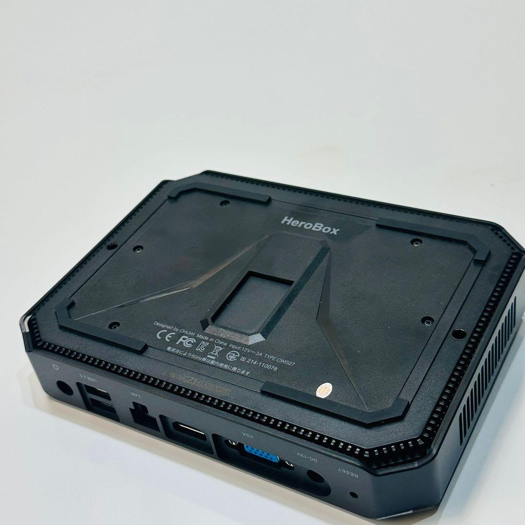 CHUWI HEROBOX ミニPC ACアダプター付き 動作品