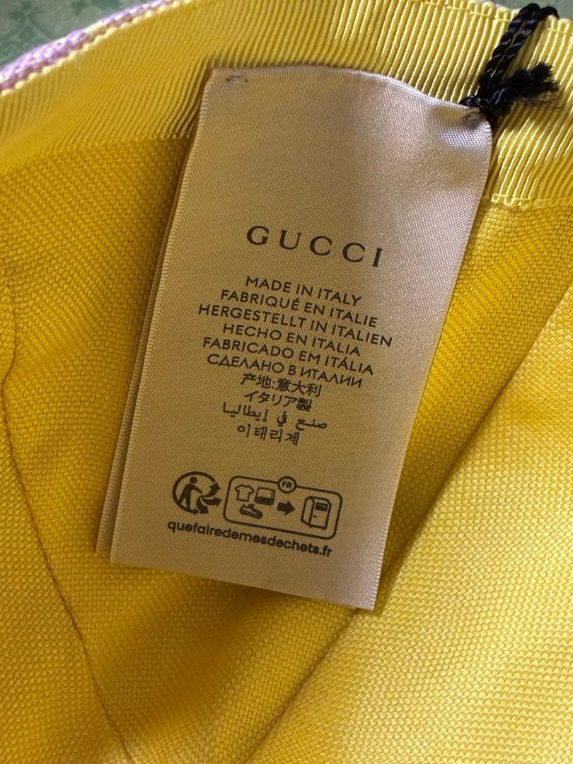 【新品】GUCCI グッチ キャップ ピンク Lサイズ