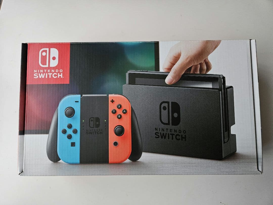 Nintendo Switch 本体 青/オレンジ ※ストラップ1本紛失