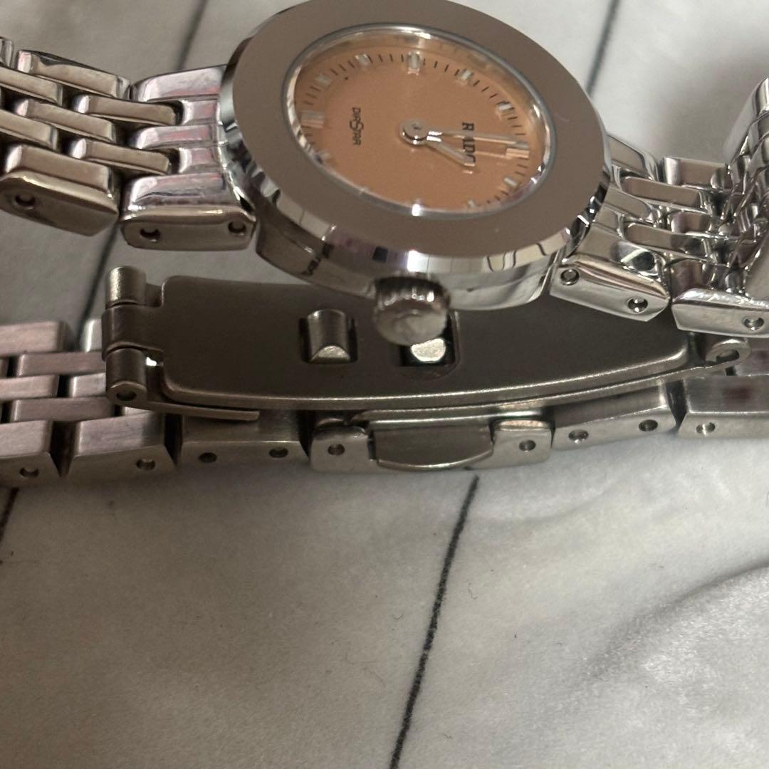 RADO ダイヤスター ピンク文字盤シルバー ラウンド