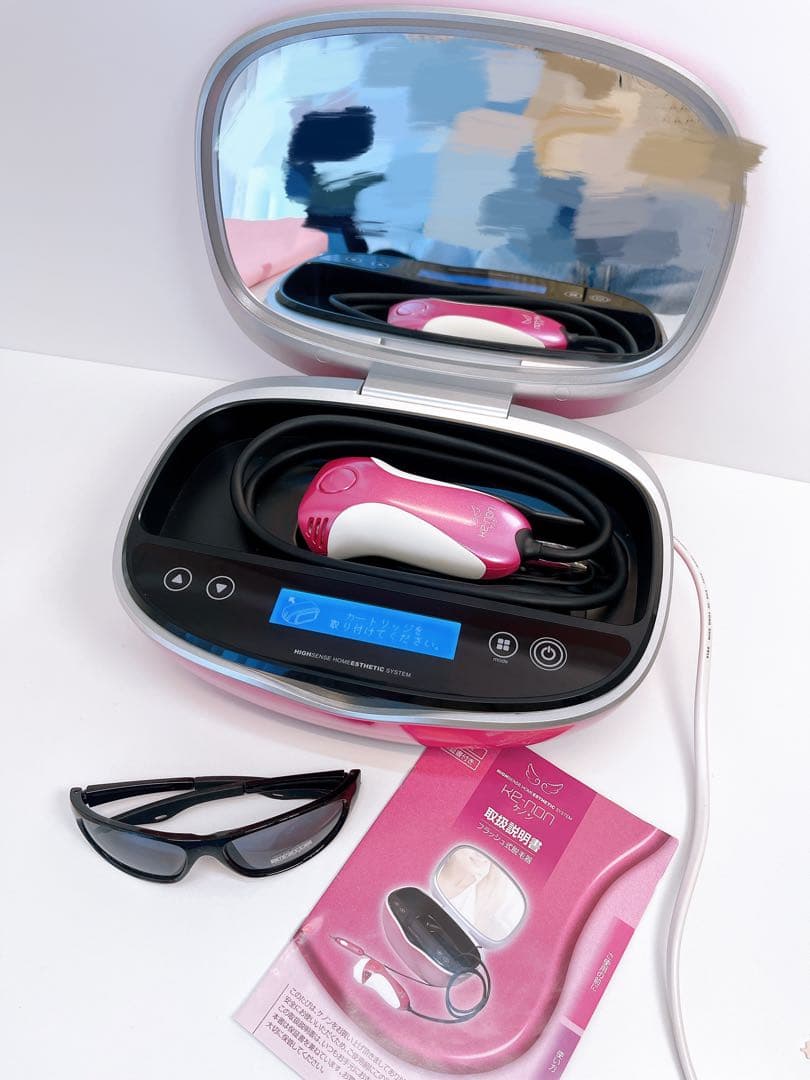 【美品：動作確認済み】kenon ケノン ver.4脱毛器 ピンクカラー