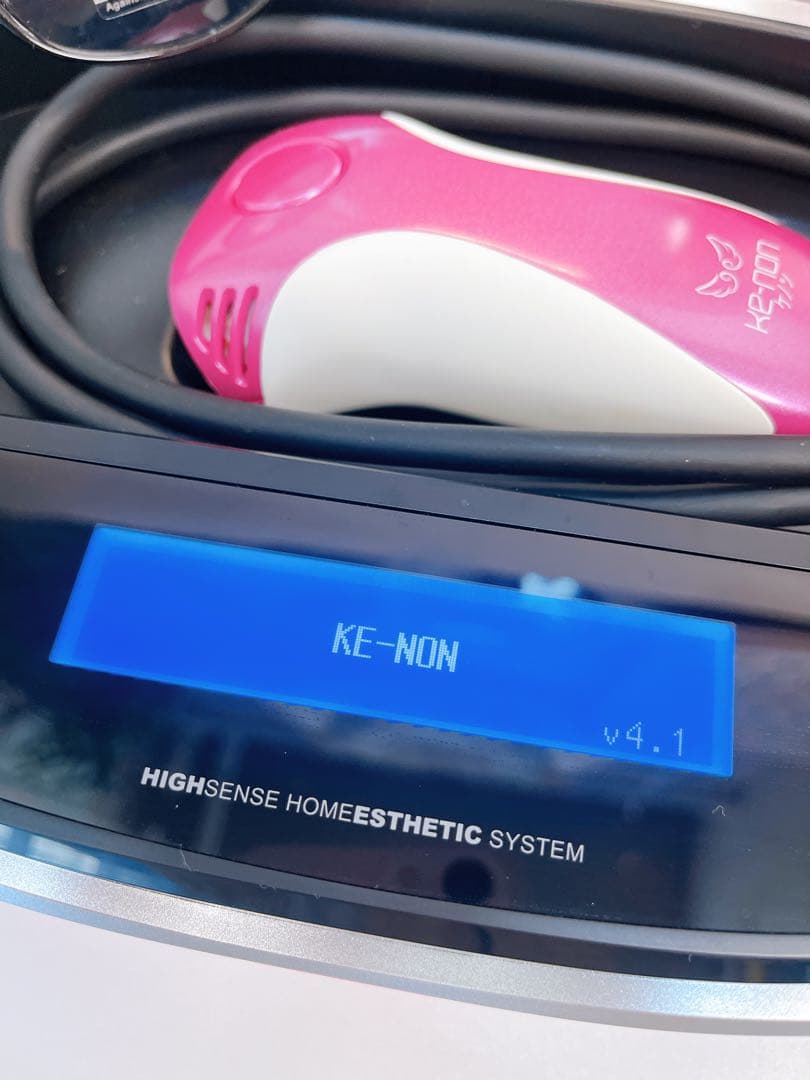 【美品：動作確認済み】kenon ケノン ver.4脱毛器 ピンクカラー