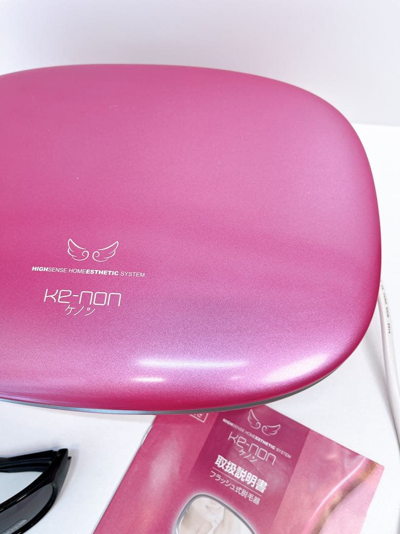 【美品：動作確認済み】kenon ケノン ver.4脱毛器 ピンクカラー