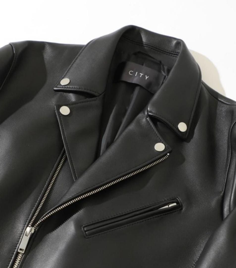 CITY studious ダブルライダースジャケット 極美品