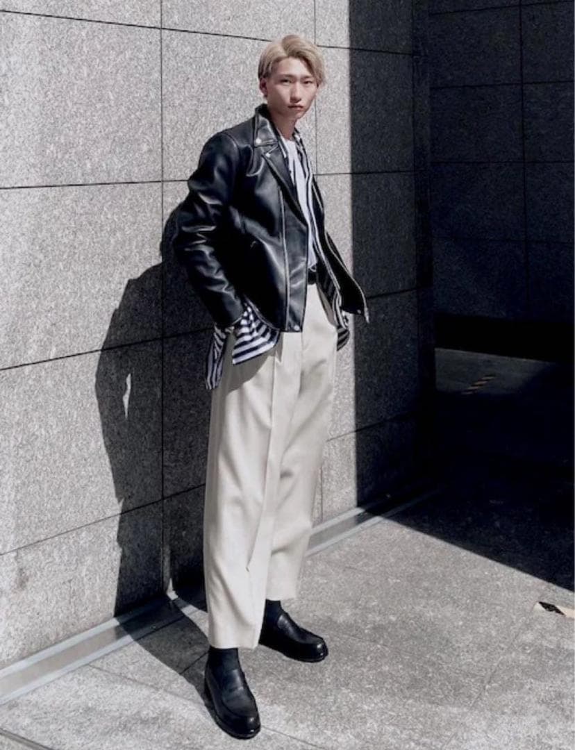 CITY studious ダブルライダースジャケット 極美品