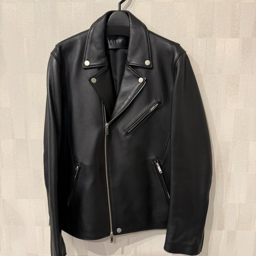 CITY studious ダブルライダースジャケット 極美品