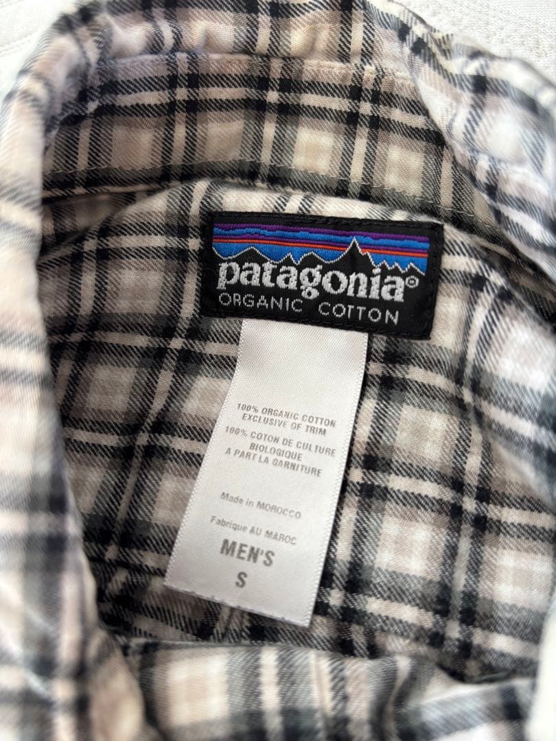 F8 patagonia チェックシャツ S オンブレ シャドー noroll