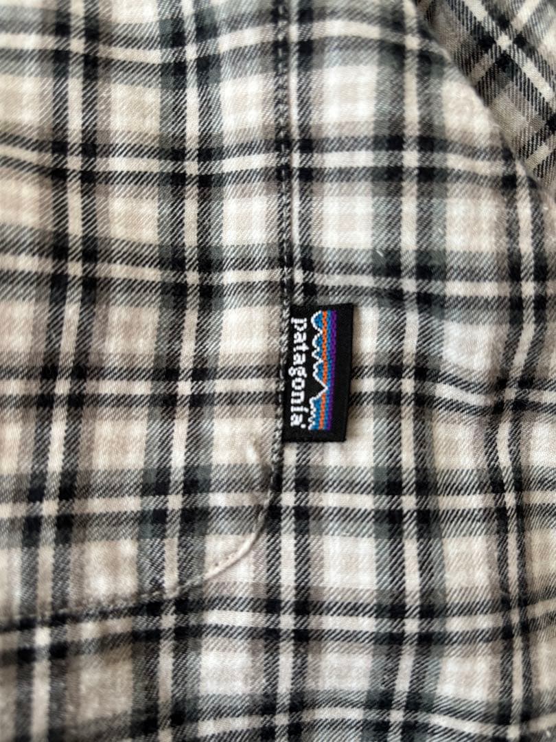 F8 patagonia チェックシャツ S オンブレ シャドー noroll