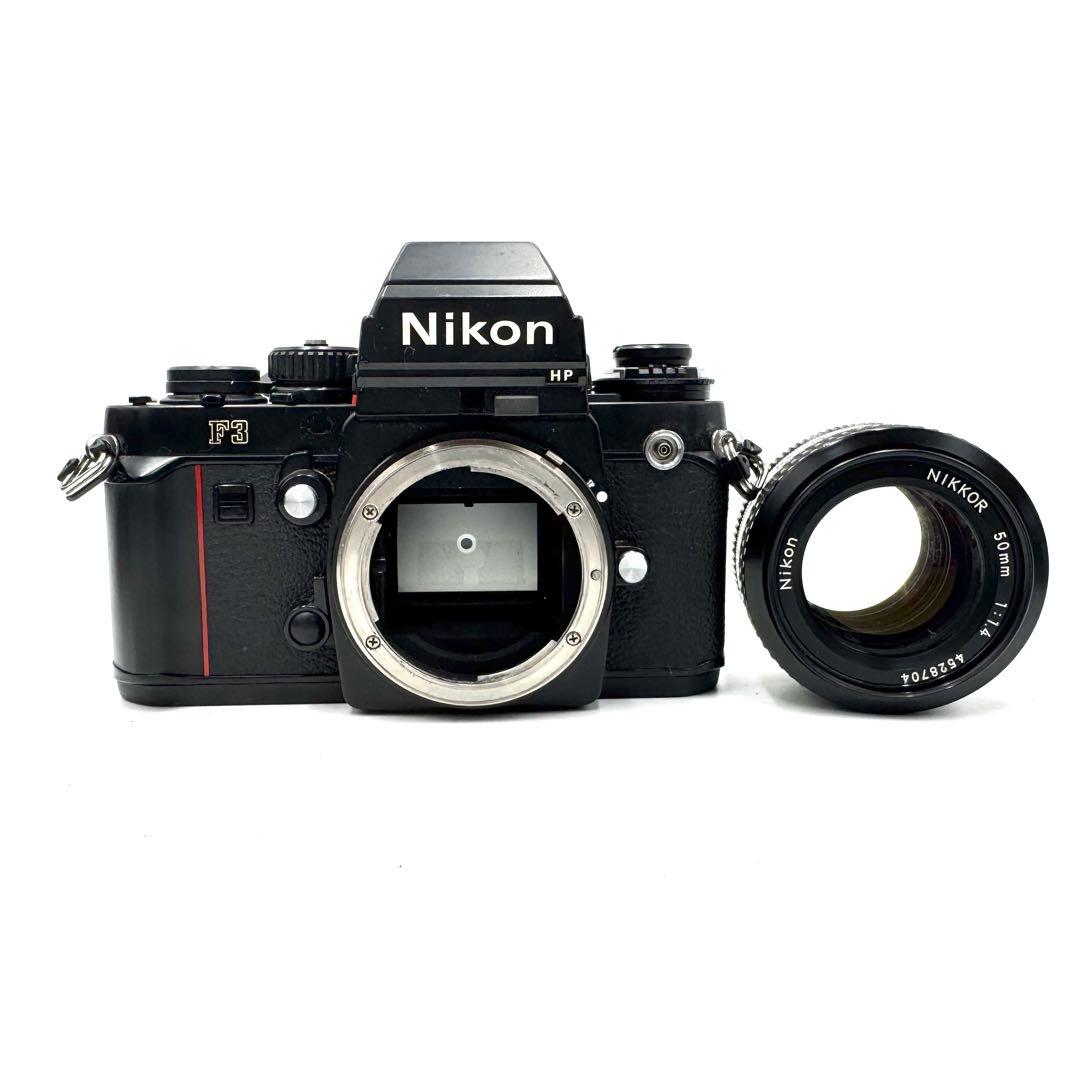 ❁完動品❁Nikon F3 HP 単焦点レンズ付き 50mm フィルムカメラ