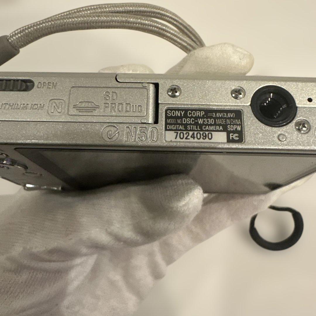 美品　SONY Cyber-shot DSC-W330 シルバー