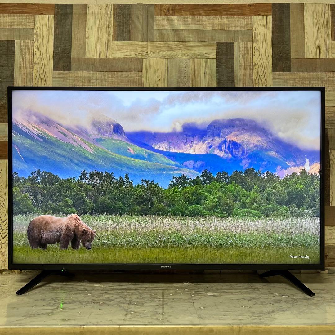 全国送料込❣️ハイセンス50型4K液晶テレビWチューナー外付けHDD録画