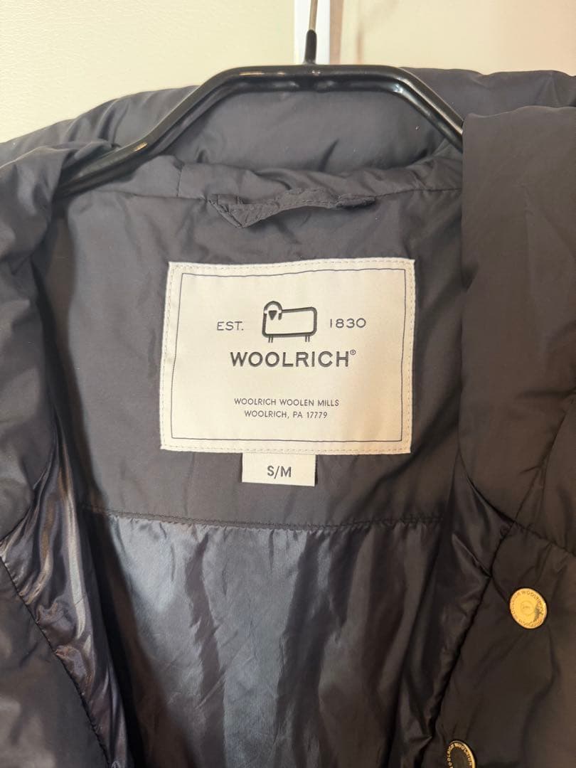 【美品】WoolrichエリスケープダウンポンチョSMブラック