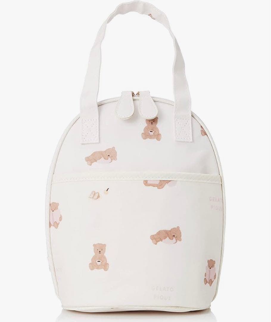 ジェラートピケ おうちリラックスクマ柄