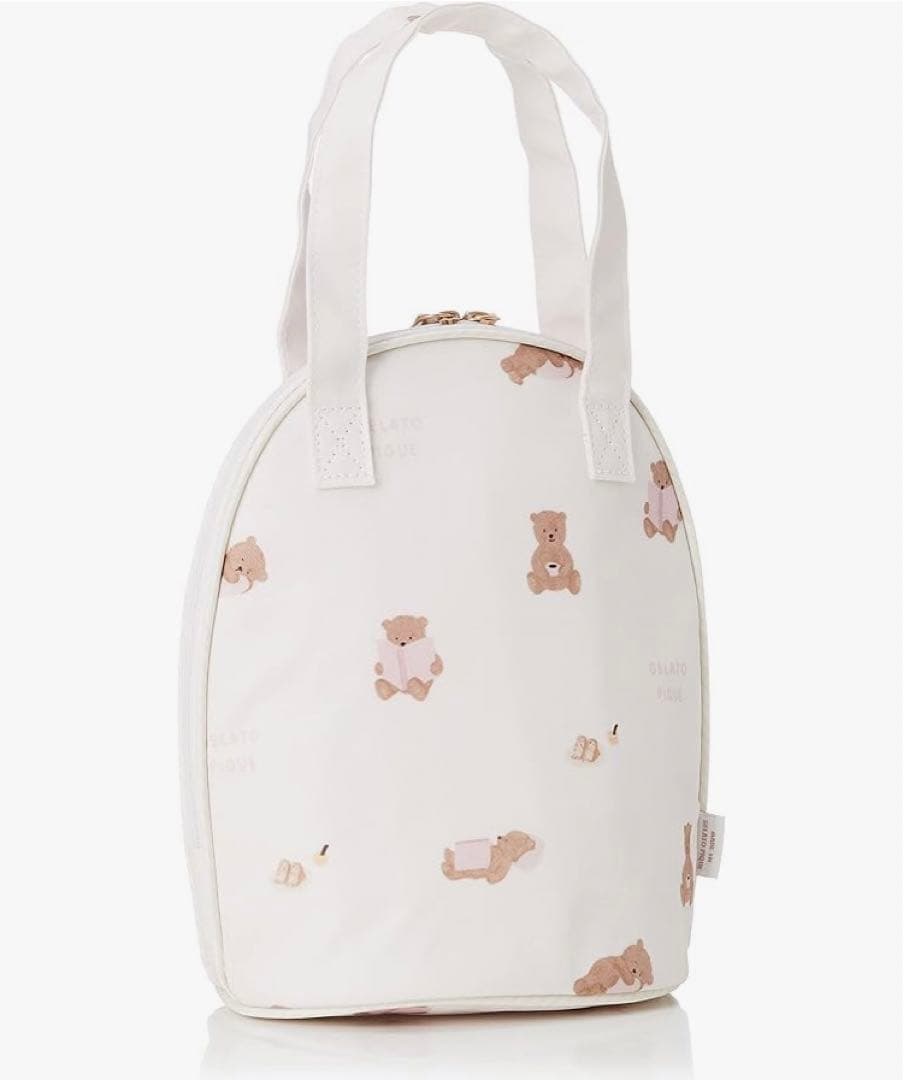 ジェラートピケ おうちリラックスクマ柄