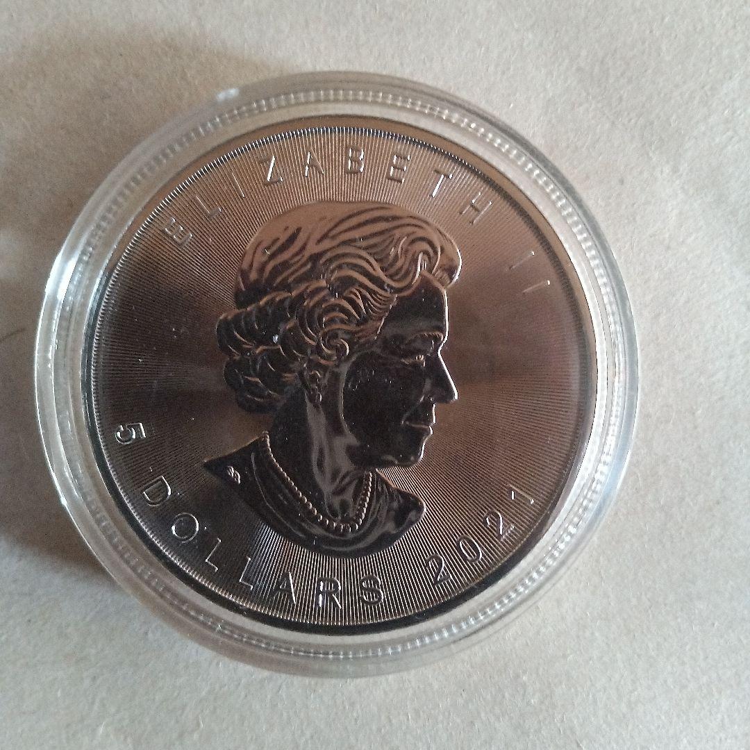 カナダ 2021年 1オンス 銀メイプルリーフ