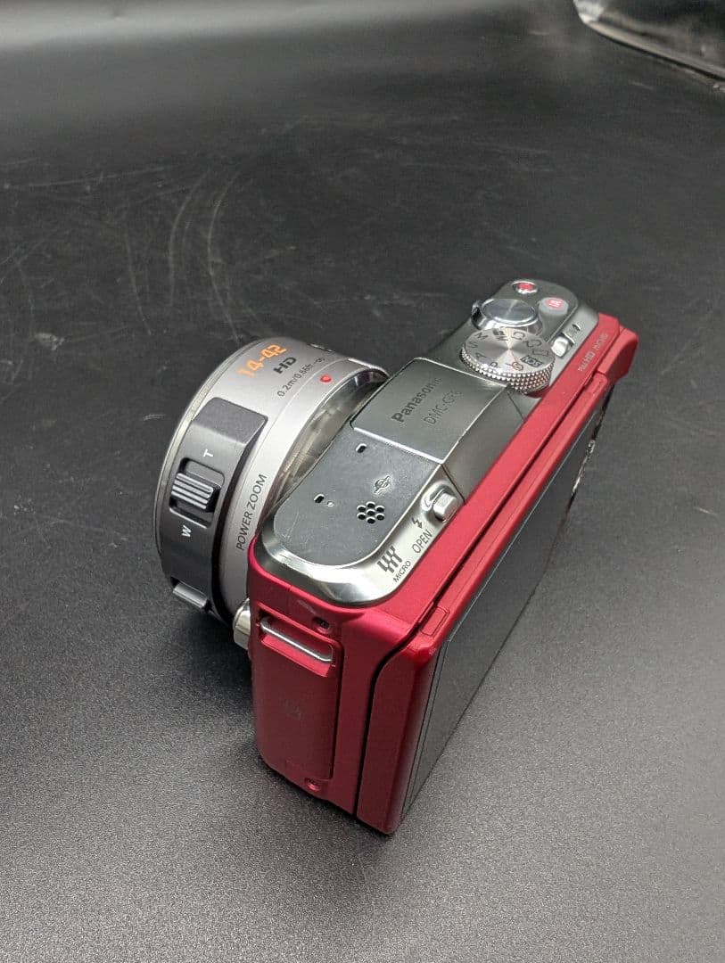 【動作確認OK・美品】Panasonic DMC-GF6 ミラーレス　レッド