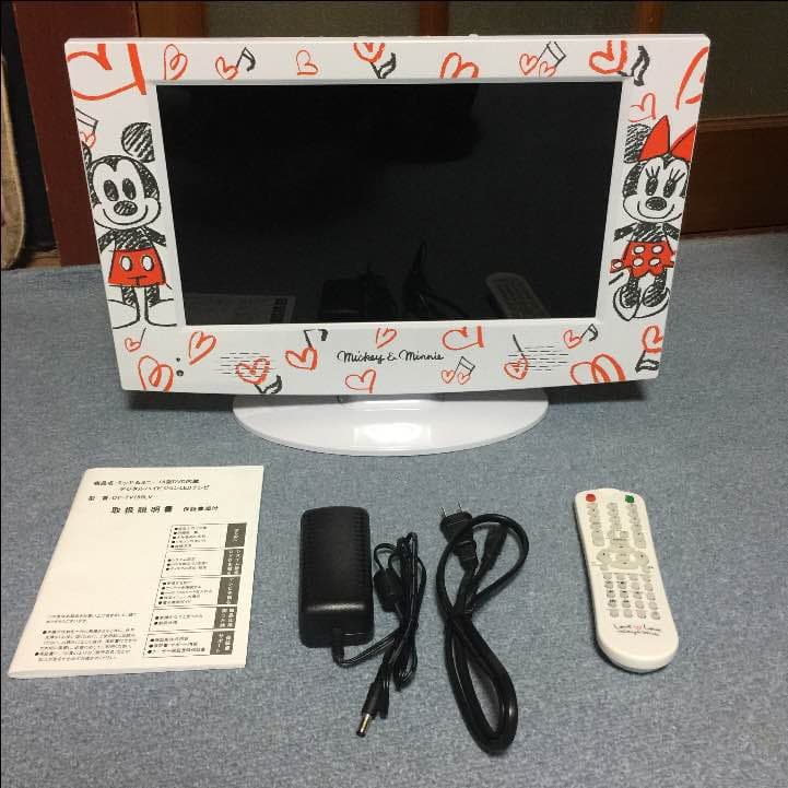 ミッキー、ミニーの液晶テレビ 16インチ レア