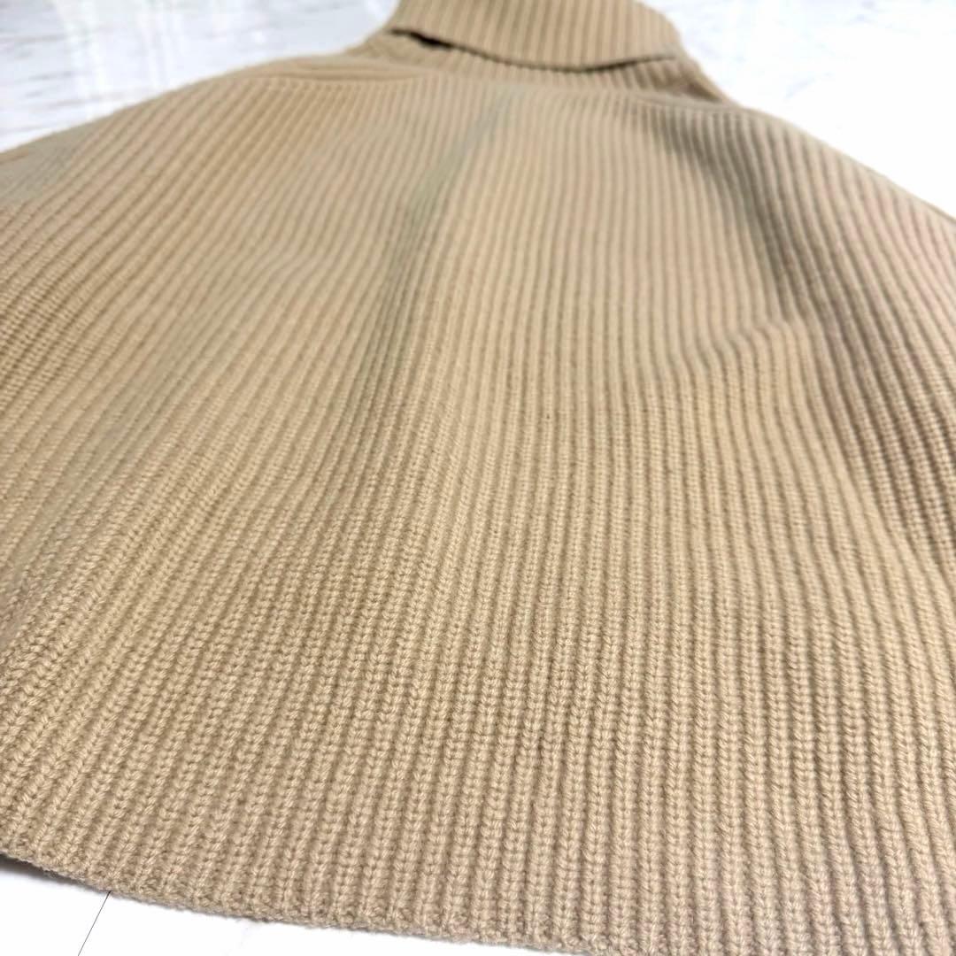 完売品✨️アニュアンス ウールカシミヤラグランタートルニットプルオーバー ベージュ