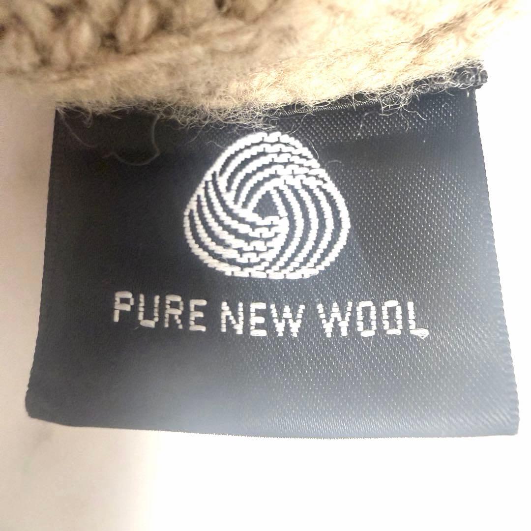 完売品✨️アニュアンス ウールカシミヤラグランタートルニットプルオーバー ベージュ