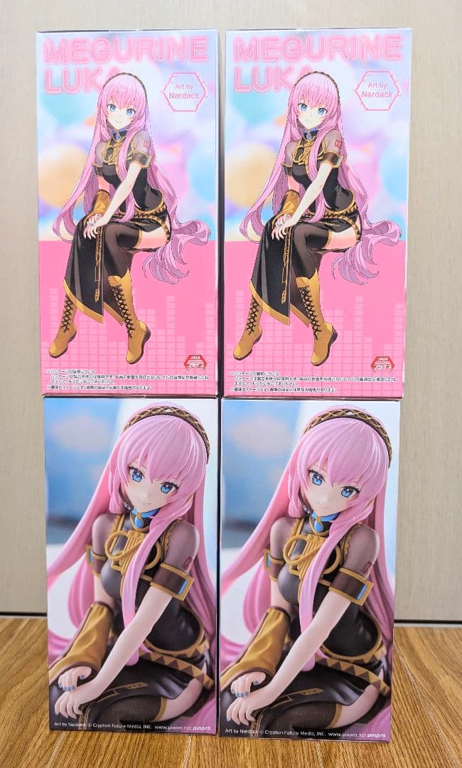 初音ミク ぬーどるストッパーフィギュア 巡音ルカ　4個セット