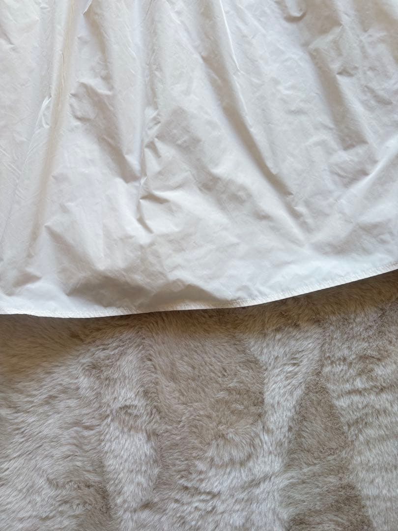 IENA イエナ 25SS タフタフレアスカート ホワイト