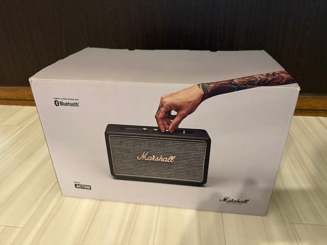 箱付きほぼ新品　Marshall ワイヤレススピーカー　ACTON