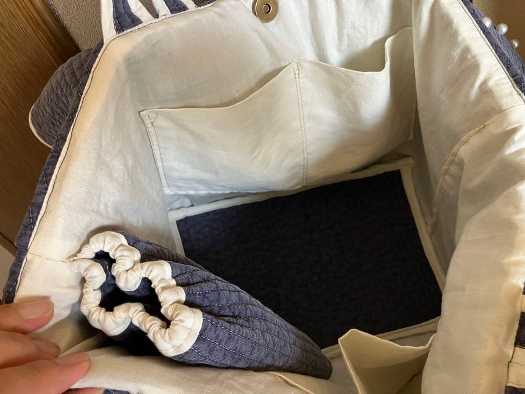 coo..kuuさまヌビたっぷりフレアダブルハンドルバッグ オーダー専用ページ